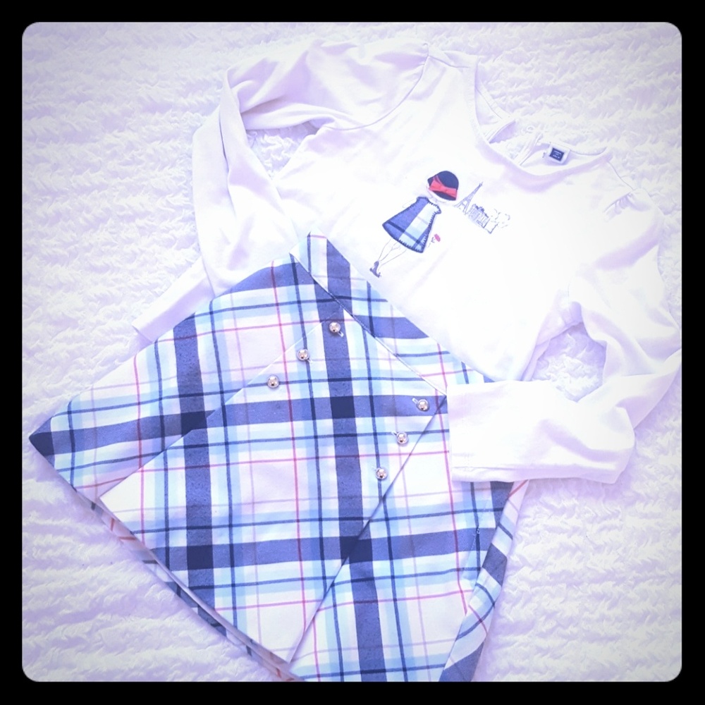 Janie & Jack outfit, skirt and top